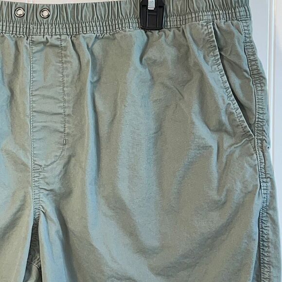 Free Assembly Shorts Men's XLarge Olive Green  Elastic Waist Slash Pockets - Picture 5 of 11
